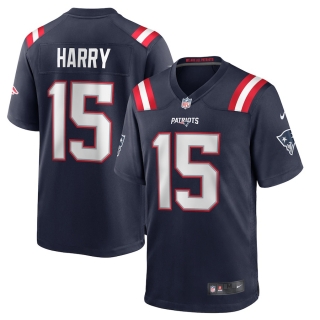 Men's New England Patriots N'Keal Harry Nike Navy Game Jersey