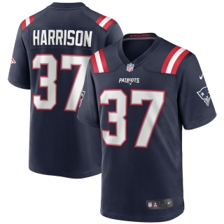 Men's New England Patriots Rodney Harrison Nike Navy Game Retired Player Jersey