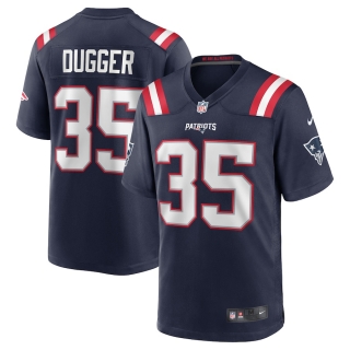 Men's New England Patriots Kyle Dugger Nike Navy Team Game Jersey