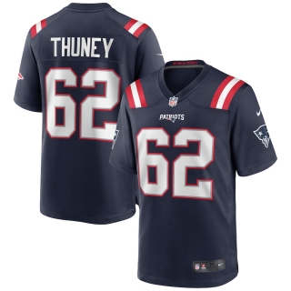 Men's New England Patriots Joe Thuney Nike Navy Game Jersey