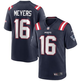 Men's New England Patriots Jakobi Meyers Nike Navy Game Jersey