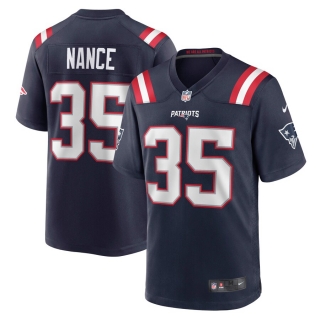 Men's New England Patriots Jim Nance Nike Navy Retired Player Jersey