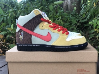 Authentic Color Skates x Nike SB Dunk High Kebab and Destroy Women Shoes