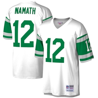 Men's New York Jets Joe Namath Mitchell & Ness White Retired Player Legacy Replica Jersey