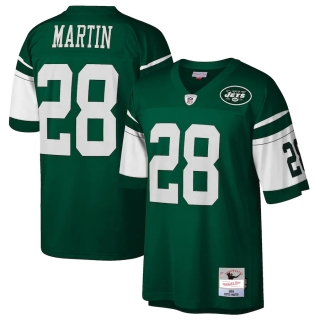 Men's New York Jets Curtis Martin Mitchell & Ness Green Retired Player Legacy Replica Jersey