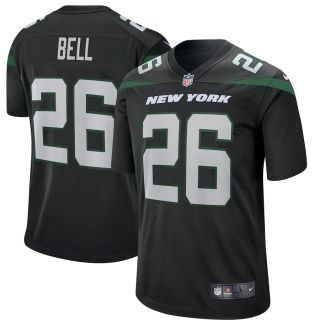 Men's New York Jets Le'Veon Bell Nike Stealth Black Game Jersey