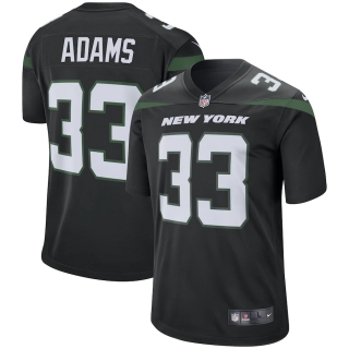 Men's New York Jets Jamal Adams Nike Stealth Black Game Jersey