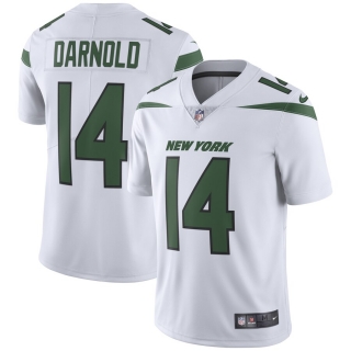Men's New York Jets Sam Darnold Nike Spotlight White Vapor Limited Jersey