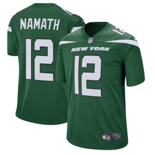 Men's New York Jets Joe Namath Nike Gotham Green Retired Player Game Jersey