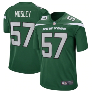 Men's New York Jets CJ Mosley Nike Gotham Green Game Player Jersey