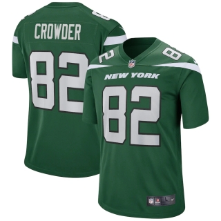 Men's New York Jets Jamison Crowder Nike Gotham Green Game Jersey