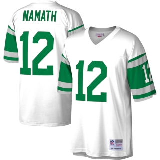 Men's New York Jets Joe Namath Mitchell & Ness White Legacy Replica Jersey