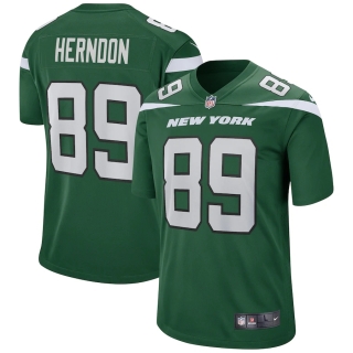 Men's New York Jets Chris Herndon Nike Gotham Green Game Jersey