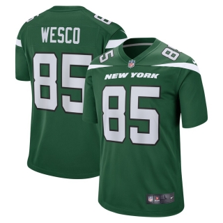 Men's New York Jets Trevon Wesco Nike Gotham Green Game Jersey