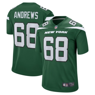 Men's New York Jets Josh Andrews Nike Gotham Green Game Jersey