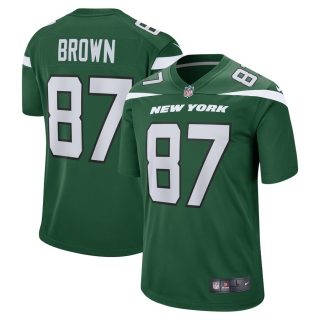 Men's New York Jets Daniel Brown Nike Gotham Green Game Jersey