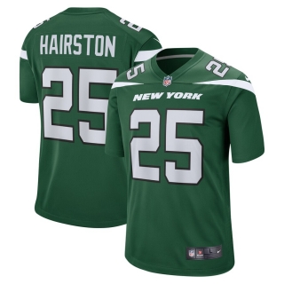 Men's New York Jets Nate Hairston Nike Gotham Green Team Game Jersey