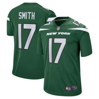 Men's New York Jets Vyncint Smith Nike Gotham Green Game Jersey