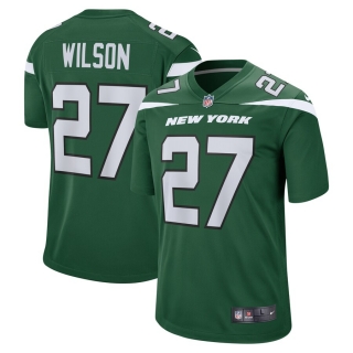 Men's New York Jets Quincy Wilson Nike Gotham Green Game Jersey