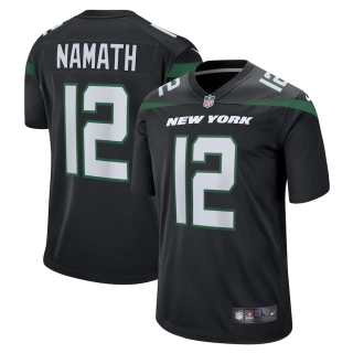 Men's New York Jets Joe Namath Nike Black Retired Player Jersey