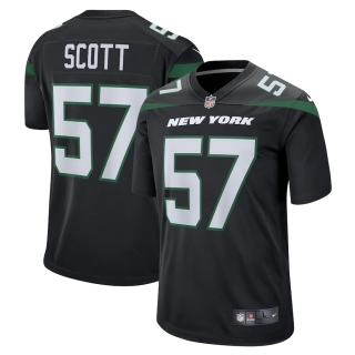Men's New York Jets Bart Scott Nike Black Retired Player Jersey