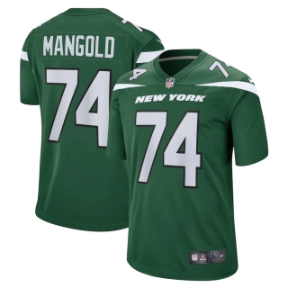 Men's New York Jets Nick Mangold Nike Gotham Green Retired Player Jersey