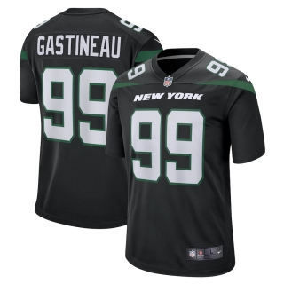 Men's New York Jets Mark Gastineau Nike Black Game Player Jersey
