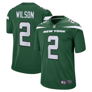 Men's New York Jets Zach Wilson Nike Gotham Green Game Player Jersey