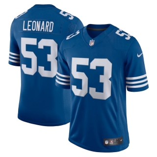 Men's Indianapolis Colts Darius Leonard Nike Royal Alternate Vapor Limited Jersey