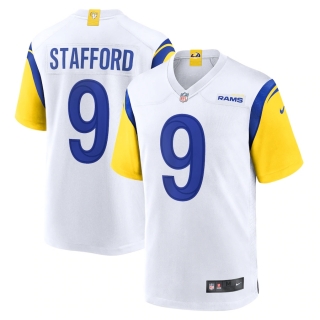 Men's Los Angeles Rams Matthew Stafford Nike White Alternate Game Jersey