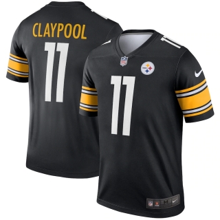 Men's Pittsburgh Steelers Chase Claypool Nike Black Legend Jersey