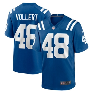 Men's Indianapolis Colts Andrew Vollert Nike Royal Game Player Jersey