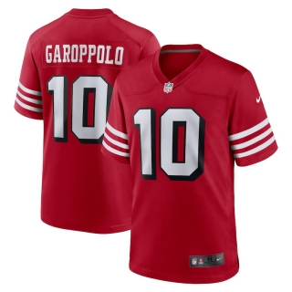 Men's San Francisco 49ers Jimmy Garoppolo Nike Scarlet Alternate Game Player Jersey