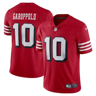Men's San Francisco 49ers Jimmy Garoppolo Nike Scarlet Alternate Vapor Limited Jersey