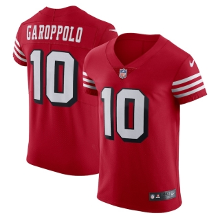Men's San Francisco 49ers Jimmy Garoppolo Nike Scarlet Alternate Vapor Elite Jersey