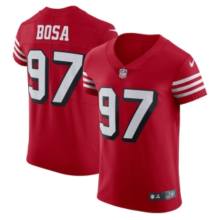 Men's San Francisco 49ers Nick Bosa Nike Scarlet Alternate Vapor Elite Jersey
