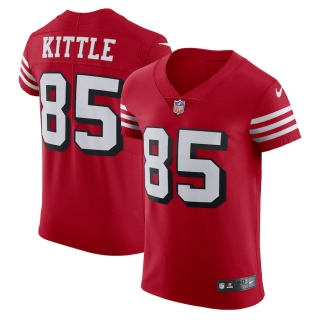 Men's San Francisco 49ers George Kittle Nike Scarlet Alternate Vapor Elite Jersey