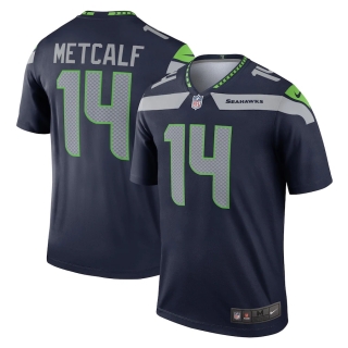 Men's Seattle Seahawks DK Metcalf Nike College Navy Legend Jersey