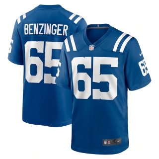 Men's Indianapolis Colts Jake Benzinger Nike Royal Game Player Jersey