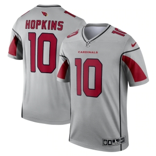 Men's Arizona Cardinals DeAndre Hopkins Nike Silver Inverted Legend Jersey