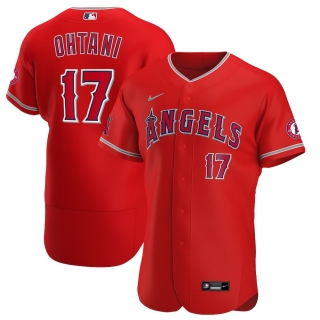 Men's Los Angeles Angels Shohei Ohtani Nike Red Alternate Authentic Player Jersey