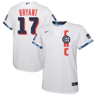 Youth Chicago Cubs Kris Bryant Nike White 2021 MLB All-Star Game Replica Player Jersey