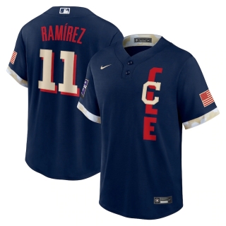 Men's Cleveland Indians José Ramírez Nike Navy 2021 MLB All-Star Game Replica Player Jersey