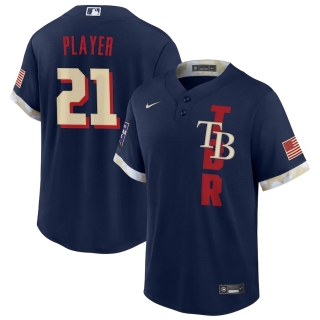 Men's Tampa Bay Rays Nike Navy 2021 MLB All-Star Game Custom Replica Jersey