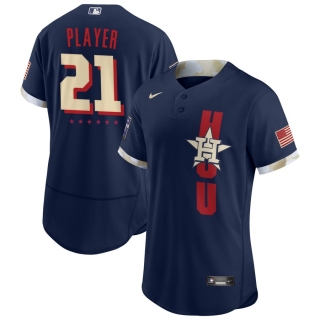 Men's Houston Astros Nike Navy 2021 MLB All-Star Game Custom Authentic Jersey