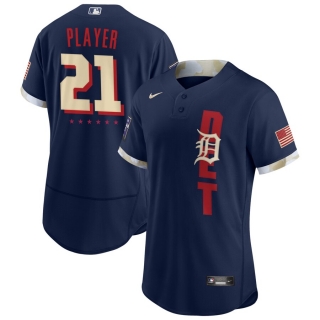 Men's Detroit Tigers Nike Navy 2021 MLB All-Star Game Custom Authentic Jersey