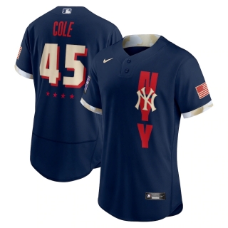 Men's New York Yankees Gerrit Cole Nike Navy 2021 MLB All-Star Game Authentic Player Jersey