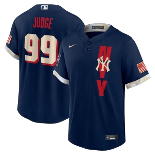 Men's New York Yankees Aaron Judge Nike Navy 2021 MLB All-Star Game Replica Player Jersey