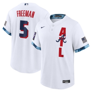 Men's Atlanta Braves Freddie Freeman Nike White 2021 MLB All-Star Game Replica Player Jersey