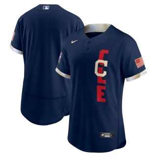 Men's Cleveland Indians Nike Navy 2021 MLB All-Star Game Authentic Jersey